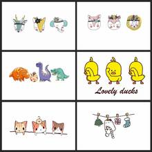 Animals Patch Heat Transfer Cat Patches Iron On Transfer For Clothing Cute Unicorn Patches Stickers On Clothes Tshirt Patch Diy 2024 - buy cheap