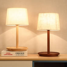 Cabeceira estilo do norte europeu, lâmpada de led de madeira sólida, estilo japonês, simples, retrô, produto de madeira 2024 - compre barato