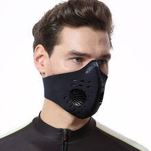 Велосипедная полумаска для лица, Пыленепроницаемая, дышащая, удобная, для спорта на открытом воздухе, для велосипеда, неопреновые маски для лица, дыхательный клапан, Mascarilla 815 2024 - купить недорого