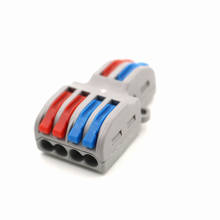 32A Mini Fast Wire Connector Universal Wiring Cable Connector Push-in Conductor Terminal Block PT-222 SPL-62/42 SPL42 SPL62 2024 - buy cheap