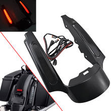 Motos Smoke Lens LED Taillight Rear Fender Extension Fascia For Harley Touring Road Street Electra Glides CVO FLHR FLTRX 09-13 2024 - buy cheap