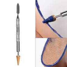 1PC Dual Head Brass Head Leather Edge Oil Gluing Dye Pen Applicator Speedy Paint Roller Tool for Leather Craft Tools Double Side 2024 - buy cheap