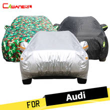 Cawanerl Car Cover Outdoor & Indoor Anti UV Sun Snow Rain Frost Resistant Dustproof Car Covers For Audi S4 S5 S6 S7 S8 SQ5 TT 2024 - buy cheap