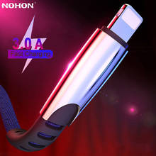 Кабель USB Nohon с разъемом Lightning для телефонов iPhone, 3A, 0.5-3 м 2024 - купить недорого