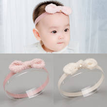 2020 Korean Lamb Plush Headbands Baby Knot bow Headbands For infant newborn Hair Accessories 2024 - buy cheap