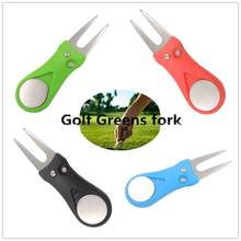 Foldable Golf Green Fork Tool With Golf Ball Training Aids Tool Golf Accessories Putting Pitchfork Golf Putting Green Fork 2024 - buy cheap