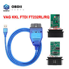 VAG 409 KKL FTDI FT232RL/RQ FIATECUSCAN OBD 2 OBD2 Car Diagnostic Interface Cable For VW/Audi/Skoda/Seat ODB2 Scanner Tool 2024 - buy cheap