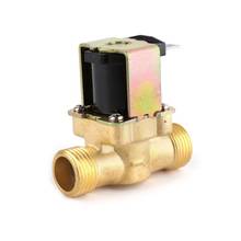 Copper Hot Water Normally Closed Inlet Valve 4 Points DC12V Solar Water Heater Solenoid Coil Solenoid Valve 2024 - buy cheap