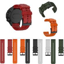 1 correa de goma de silicona para reloj Suunto-9/7, banda de reloj Baro, correa de reloj espartano, pulsera HR D5 2024 - compra barato