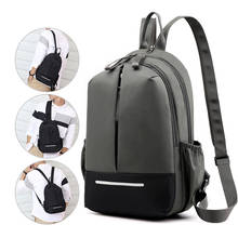 Multifunctional Men Backpack Oxford Cloth Waterproof Wearable Travel Bag Multi Pocket Zipper Black Bag Mochila Feminina Bagpack 2024 - buy cheap