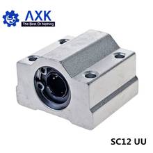 1pc SC12UU SCS12UU 12mm Linear Ball Bearing Block CNC Router with LM12UU Bush Pillow Block Linear Shaft for CNC 3D printer parts 2024 - buy cheap