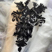 White Black Embroidery Lace Fabric Collar Applique For DIY Clothing Dress Sewing On Accessories Patches Wedding Dress Nice! 2024 - buy cheap