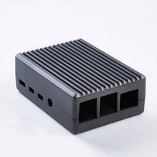 Чехол для Raspberry Pi 4 Model B из алюминиевого сплава/корпус с пассивным охлаждением, металлический корпус с рассеиванием тепла для Pi 4B 2022 - купить недорого