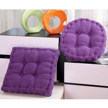 36*38cm Round Shape Plaid Chair Pad Cushion Thicker Soft  Washable Cotton Seat Cushion Colorful Home Decor Floor Mat 2024 - buy cheap