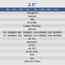 HY Samgporse SSD 120 Гб жесткий диск SATA 3 SSD жесткий диск для ноутбука 2,5 Настольный SSD твердотельный диск 2024 - купить недорого
