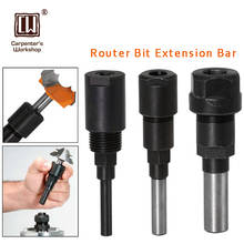 1/4" 1/2" Shank Collet Extension Tool for Router Bit Drill Bit 2024 - buy cheap