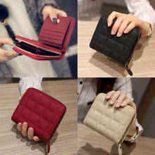 Women Short Small Money Purse Wallet Ladies Leather Folding Coin Card Holder New 2024 - buy cheap