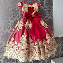 Детские платья для девочек от 4 до 10 лет, летнее платье принцессы платье с цветочным узором для девочек платье для свадьбы, дня рождения вечерние платья, одежда для девочек 2024 - купить недорого