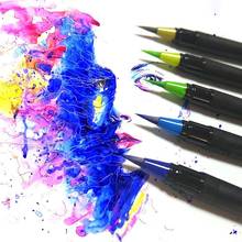 20Color Watercolor Brush Pen Set Coloring Books Comic Calligraphy Paint Marker 2024 - buy cheap
