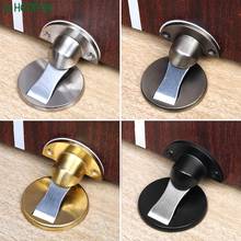 Magnetic Door Stops Hidden Door Holders Catch Floor 304 Stainless Steel Door Stopper Furniture Hardware  Nail-free Doorstop 2024 - buy cheap