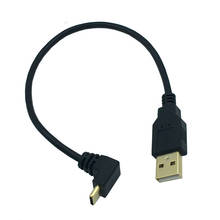 Cable USB 3,1 tipo c macho a USB macho, conector de carga de datos, chapado en oro de 90 grados, arriba y abajo, 25cm, para tableta y teléfono 2024 - compra barato