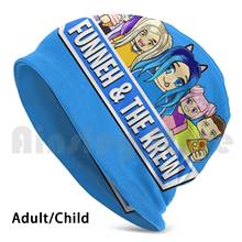 Blox Krew Beanie Hedging Cap DIY Print Cushion Funneh Itsfunneh Its Funneh Lunar Draco Gold Manga Manga Girl Anime Anime 2024 - buy cheap