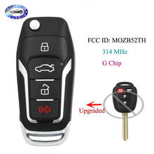 Upgraded Flip Remote Car Key Fob 314MHz G Chip for 2014-2016 Scion tC iQ / for Toyota Yaris FCC ID: MOZB52TH 2024 - buy cheap