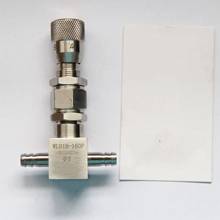 Válvula de microajuste para pagode, 6mm, 8mm, 10mm, tipo microválvula de aço inoxidável, válvula reguladora de fluxo reto, 16mpa 2024 - compre barato