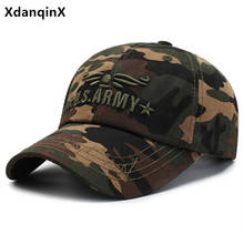Xdanqschap boné camuflado unissex, chapéu de algodão ajustável para homens e mulheres 2024 - compre barato