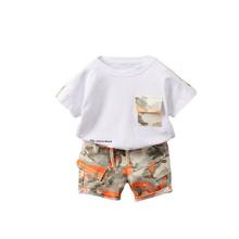New Children Clothing Summer Fashion Baby Girl Clothes Boys Sport T-Shirt Shorts 2Pcs/Set Toddler Casual Costume Kids Tracksuits 2024 - buy cheap