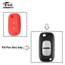 Dandkey Silicone Car Key Case For Renault Clio Megane Duster Sandero Kangdoo Captur Twingo 2016 For Mercedes Protector Cover 2024 - buy cheap
