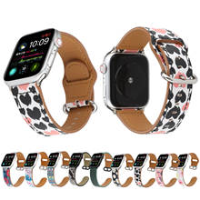 For Apple Watch Band 38mm 40mm 42mm 44mm Floral Printed Bands for iWatch Band Women Colorful Flower Strap Series 5 4 3 2 1 2024 - buy cheap