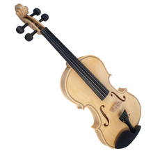 Violino de tamanho completo, superfície de polimento suave, com arco/breu/estojo/ponte, instrumento de música para estudantes e adultos 2024 - compre barato