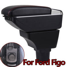 For Ford FIGO Car Armrest Leather Arm Rest Usb Storage Box ABS Center Console Accessories Interior Parts Automobile Auto 2024 - buy cheap