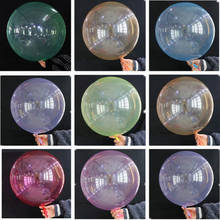 Globo de cristal transparente sin arrugas, 50 Uds., 18 pulgadas/24 pulgadas, decoración de matrimonio, globos inflables de burbujas de helio 2024 - compra barato