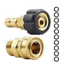 Pressure Washer Adapter Set, Quick Connector, M22 14mm Swivel To M22 Metric Fitting,M22-14 Swivel + 3/8 Inch Plug, 3/8 Inch Quic 2024 - buy cheap