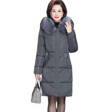 2021 New Plus Size 6XL Winter Jacket Female Down Cotton Padded Clothes Women Casual Slim Parka Middle-aged Coat Overcoats 2024 - buy cheap