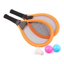 Raqueta de tenis de bádminton para niños, juguete de deporte al aire libre, raqueta ligera con 3 bolas X3UA 2024 - compra barato