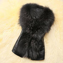 Autumn Winter New Faux Fur Waistcoat Women Sleeveless Casual Vest Fur Trim Slim Short Fur Vest Jacket Outwear Overcoat Gilet 2024 - buy cheap