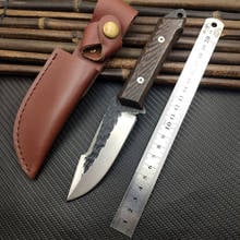 Swayboo army knife  forging  damascus high hardness sharper hunting knife outdoor equipment survival  fixed blade camping knife 2024 - buy cheap