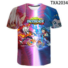 2020 New Summer Beyblade Burst 3D T shirt Boy Girl Kids Fashion Streetwear Men Women Children Printed T-shirt Cool Tops Tee 2024 - buy cheap