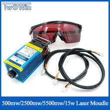 Módulo láser ajustable, PWM cortador láser/módulo TTL para CNC 500 pro, 2500mw, 3018 mw, 5500mw15000mw, 33mm 2024 - compra barato