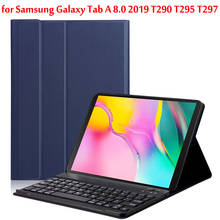 case For Samsung Galaxy Tab A 8.0 2019 T290 T295 T297 SM-T290 SM-T295 wireless keyboard tablet cover 2024 - buy cheap