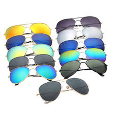 Foenixsing, óculos de sol vintage rosa para mulheres, óculos de sol de piloto clássico da moda, lentes espelhadas degradê 2024 - compre barato