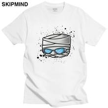 Novelty The Invisible Man T-Shirt Men Pure Cotton Thriller Horror Film Tee Tops Round Collar Short Sleeve Novelty T Shirt Gift 2024 - buy cheap