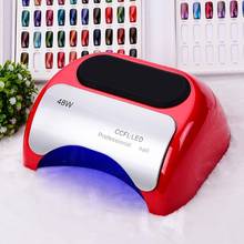 Professional 48W CCFL UV LED Lamp Nail Dryer Cure Nails Polish Gel Art  Automatic Induction Manicure Tools 2024 - buy cheap