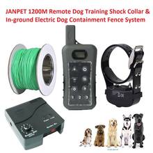 Safety Pet Dog Electric Fence Waterproof  with Remote 1200 Meters Dog Electronic Training Collar Buried Dog Fence Containment 2024 - buy cheap