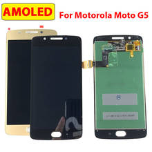 5.0'' Black/Gold Screen For MOTO G5 Display Touch Screen Digitizer Assembly Replacement For MOTO G5 Component Fittings 2024 - buy cheap