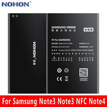 Nohon-bateria original, bateria de alta capacidade, compatível com samsung galaxy note 2, 3, 4, note2, n7100, note3, nfc, n9000, note4, n9100, n910x 2024 - compre barato