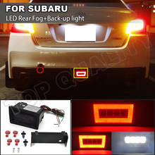White+Red Car 3-In-1 Led Back-up Light Rear LED Fog Lamp LED Brake Light For Subaru WRX/STi Impreza or XV Crosstrek 2011-2021 2024 - buy cheap